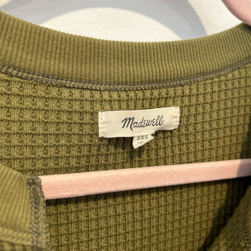 Like new Madewell waffle sweater